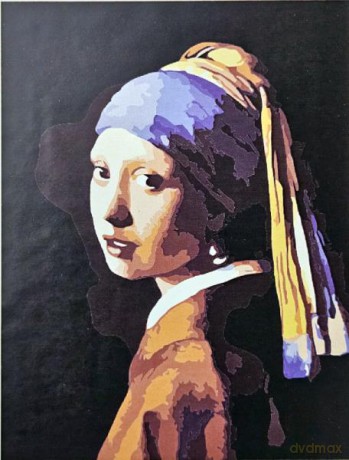 Malowanie po numerach 40x50cm Dziewczyna F233