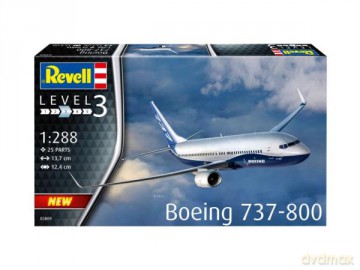 Model do sklejania Revell 03809 1:288 BOEING 737-800