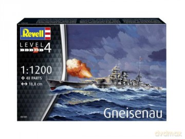 Model do sklejania Revell 05181 1:200 Statek GNEISNAU