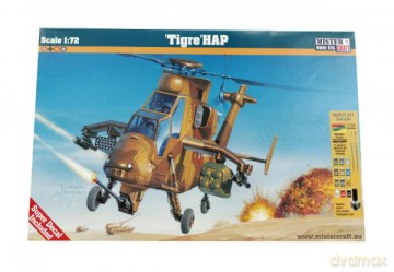 Model helikoptera do sklejania EC-665 Tigre HAP 1:72 D-60 + farby, pędzelki, klej
