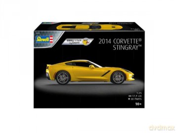 Model Revell 07825 1:25 2014 Corvette Stingray easy-click
