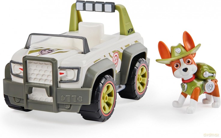 PAW PATROL Psi Patrol: Pojazd ratunkowy Terenówka z dżungli Tracker 6069071 Spin Master