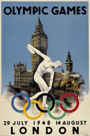 Londyn 1948 Olympics [PLAKAT]