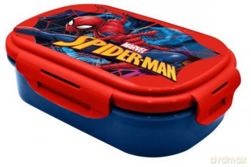 Śniadaniówka + sztućce 21x14x6cm Spiderman SP50011 Kids Euroswan