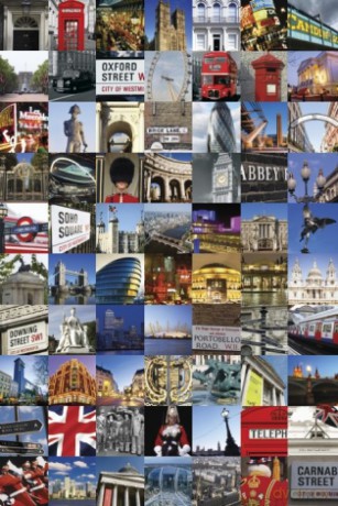 Londyn Collage [PLAKAT]