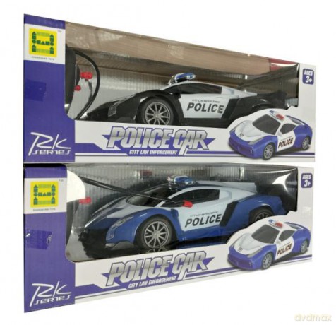 Zdalnie sterowane auto policyjne na baterie BAR8890 mix
