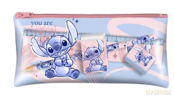 Zestaw piśmienniczy w saszetce 5el. Stitch ST00010 Kids Euroswan