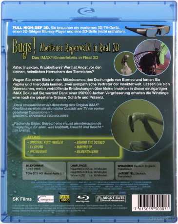 Bugs! A Rainforest Adventure [Blu-Ray 3D]