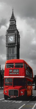 Londyn Czerwony Autobus [PLAKAT]