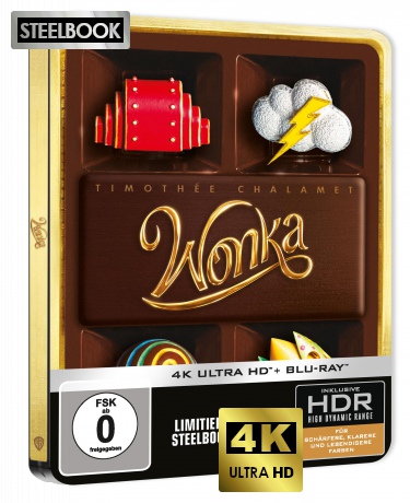 Wonka (steelbook) [Blu-Ray 4K]+[Blu-Ray]
