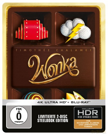 Wonka (steelbook) [Blu-Ray 4K]+[Blu-Ray]