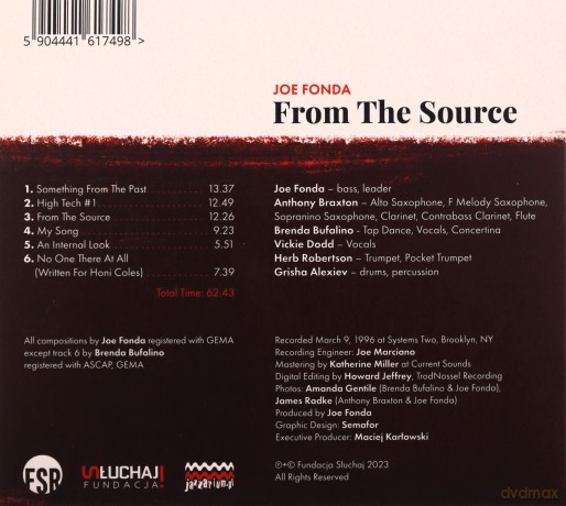 Joe Fonda: From The Source [CD]