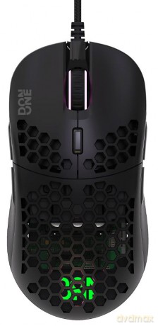 Don One - Gm500 Rgb Lightweight Gaming Mouse - Black (Pmw 3389)