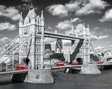 Londyn Tower Bridge [PLAKAT]