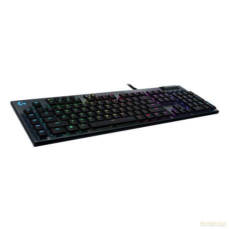 Logitech - G815 LIGHTSYNC RGB Mechanical Gaming Keyboard - GL Tactile - CARBON - PAN - NORDIC