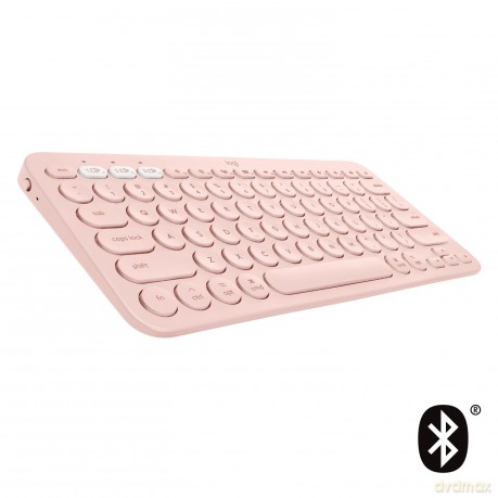 Logitech - K380 for Mac Multi-Device Bluetooth Keyboard, Rose (Nordic)