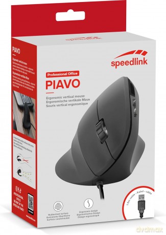 Speedlink - Piavo Ergonomic Vertical Mouse Corded USB