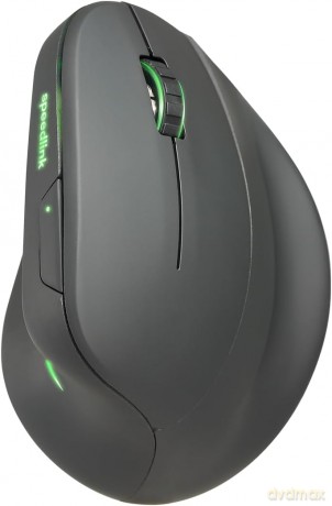 Speedlink - PIAVO PRO Illuminated Rechargeable Vertical Ergonomic Mouse - wireless, rubber-black