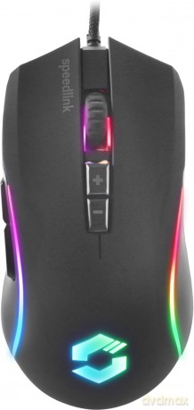 Speedlink - ZAVOS Gaming Mouse, rubber-black