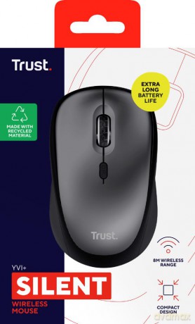 Trust Yvi+ Wireless Mouse Eco Black