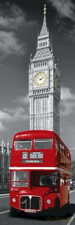Londyn (Big Ben i Autobus) [PLAKAT]