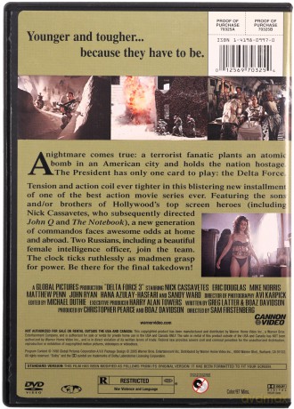 Delta Force 3: The Killing Game (Oddział Delta 3: Zabójcza gra) [DVD]