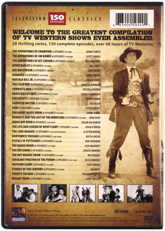 Ultimate TV Westerns - 150 Episodes [12DVD]