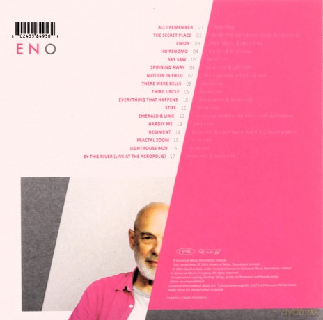 Brian Eno: Eno soundtrack [CD]