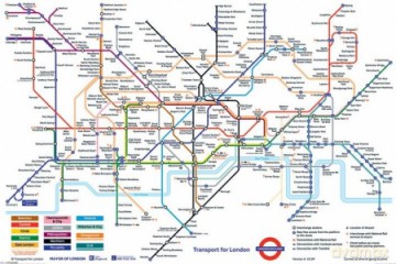Londyn (Mapa Metra) [PLAKAT]