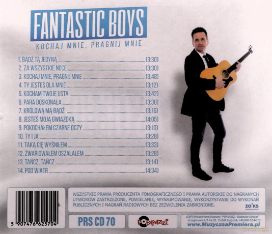 Fantastic Boys: Kochaj Mnie Pragnij Mnie [CD]
