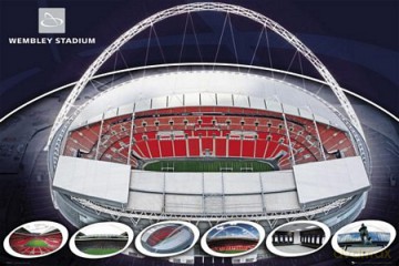 Londyn (Stadion Narodowy Wembley) [PLAKAT]