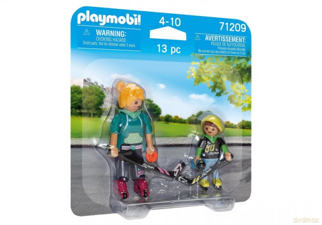 PLAYMOBIL Figurki Duo Pack 70209 Hokej na rolkach [FIGURKA]