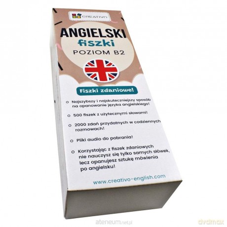 Angielski fiszki zdaniowe (poziom B2) [KSIĄŻKA]