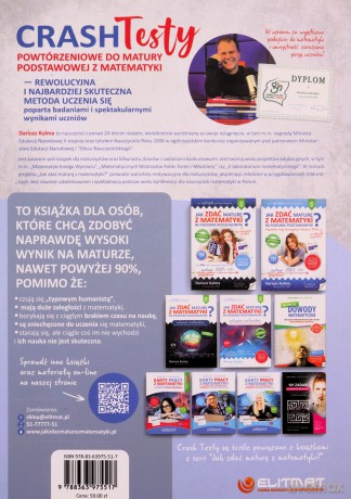 Crash Testy powtórzeniowe do matury podstawowej - Dariusz Kulma [KSIĄŻKA]