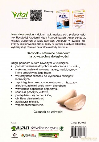 Czosnek na straży zdrowia - Iwan Nieumywakin [KSIĄŻKA]