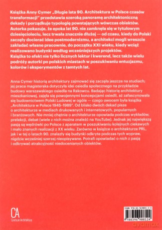 Długie lata 90. Architektura w Polsce czasów transformacji - Anna Cymer [KSIĄŻKA]