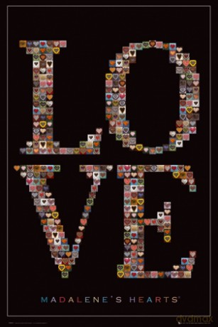 Madalenes Hearts Love [PLAKAT]