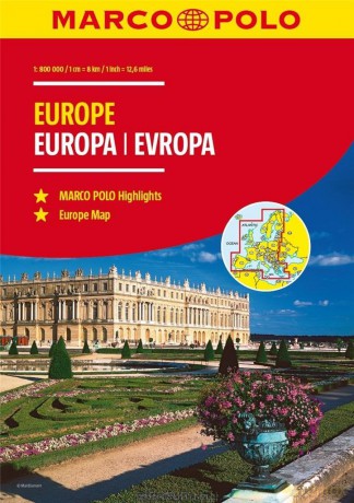 Europa Atlas drogowy 1:800 000 [KSIĄŻKA]