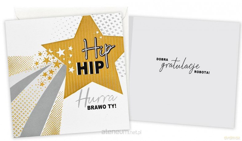 Karnet Hip hip hurra (gwiazdki) [GADZET]