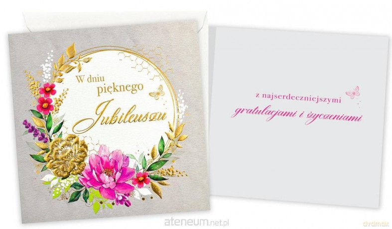 Karnet Rocznica jubileusz [GADZET]