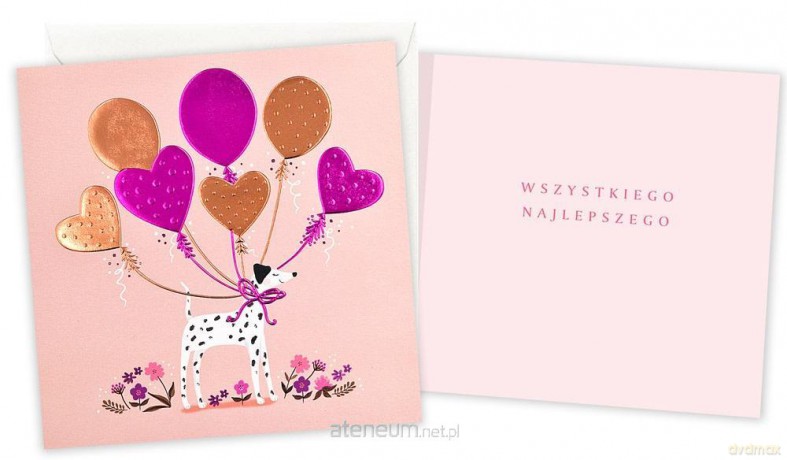 Karnet Wszystkiego najlepszego (pies) [GADZET]