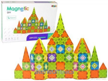 Klocki magnetyczne Zamek 79el [KLOCKI]