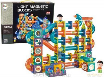 Klocki magnetyczne zjeżdżania żwiecąca 252el [KLOCKI]