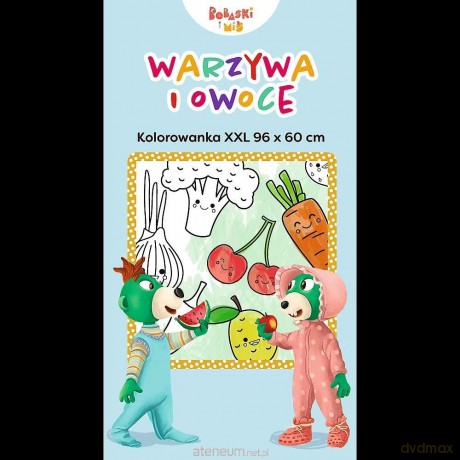 Kolorowanka XXL. Warzywa i owoce [KSIĄŻKA]