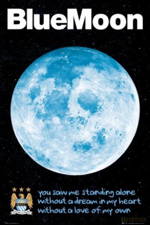 Manchester City (City Blue Moon) [PLAKAT]