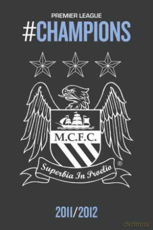 Manchester City Crest Champions 11/12 [PLAKAT]