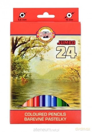 Kredki Omega Jumbo 24 kolory