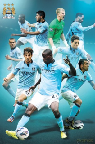 Manchester City Players 12/13 [PLAKAT]