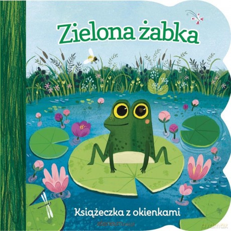 Książeczka z okienkami. Zielona żabka - Ginger Swift [KSIĄŻKA]
