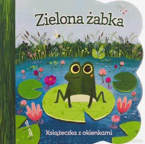 Książeczka z okienkami. Zielona żabka - Ginger Swift [KSIĄŻKA]